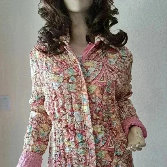 Jacket Reversible TOP silk M - Picture 2 of 9